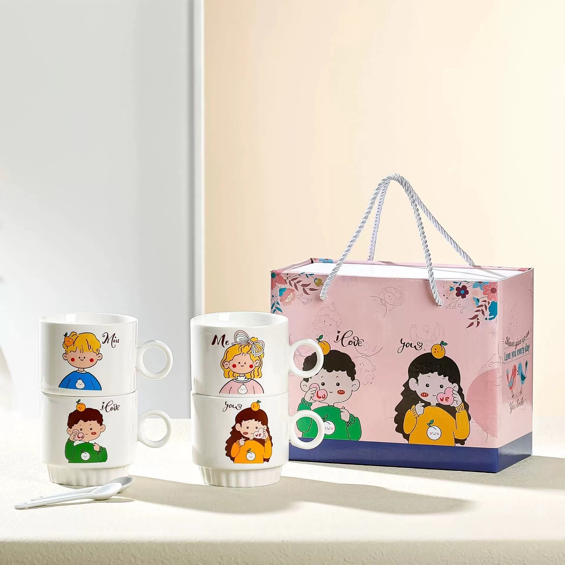 New Trend Style Mr and Mrs Mugs Ceramic Cups the Prince and the Princess Couple Coffee Mugs Gift Sets