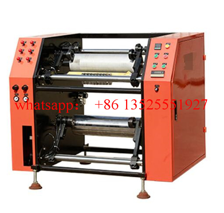 Aluminium Foil Household Foil PVC PE Cling Film Roll Rewinding Machine