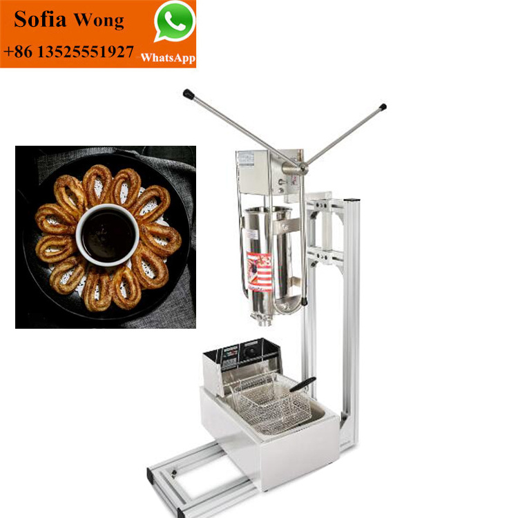 Snack Shop Selling Spanish Churro Machine Donuts Latin Fruit Maker