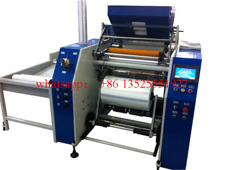 Aluminium Foil Household Foil PVC PE Cling Film Roll Rewinding Machine