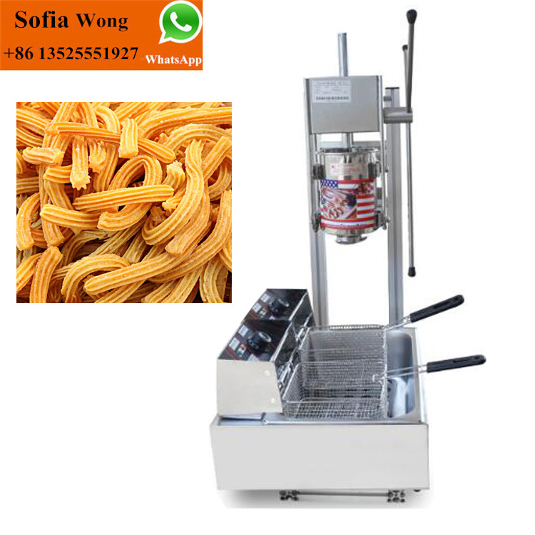 Snack Shop Selling Spanish Churro Machine Donuts Latin Fruit Maker