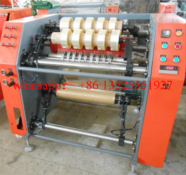 Aluminium Foil Household Foil PVC PE Cling Film Roll Rewinding Machine