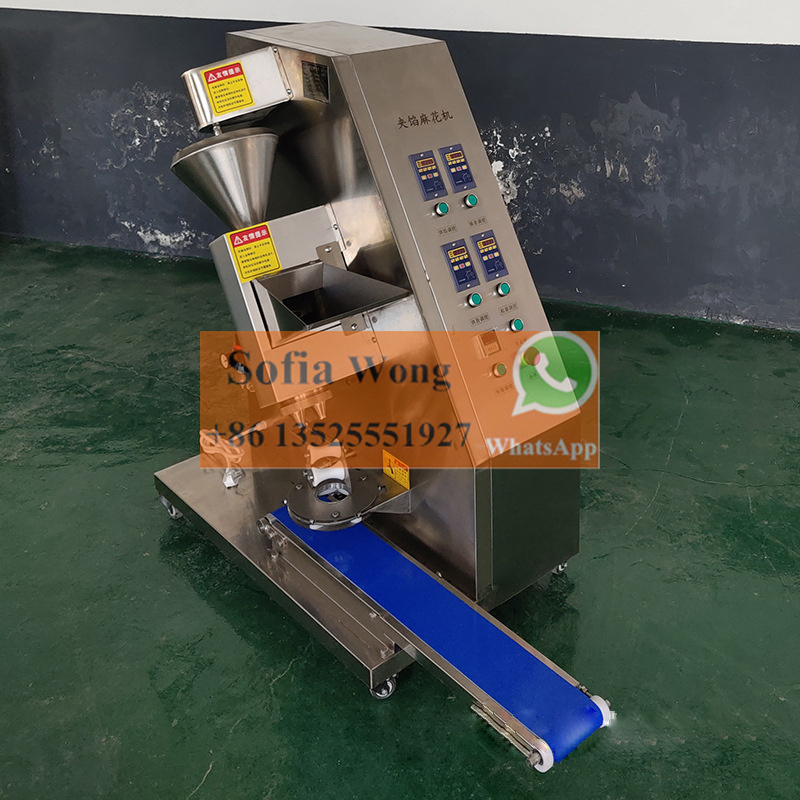 2022 new design soft pretzel maker hemp flowers Twist snack machine fried pretzel dough twist forming making machine for sale