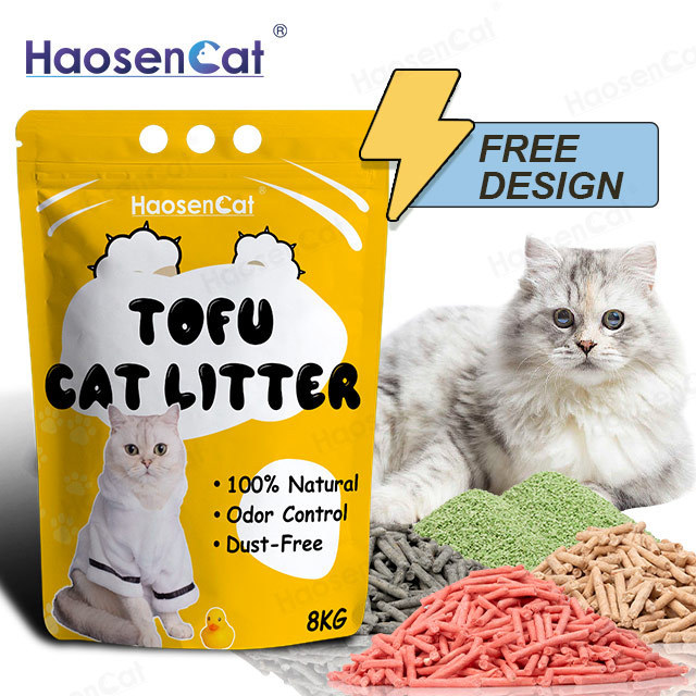 OEM ODM Customizable Fast Delivery Strong Odor Control Long Lasting Freshness Low Tracking Tofu Cat Litter