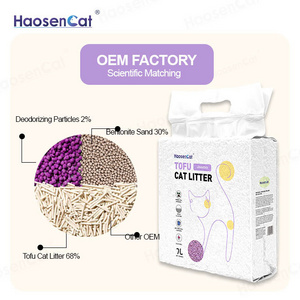 Bulk Cat Litter Wholesale Factory OEM Catlitter Low Tracking Kitty Sand Clumping Tofu Cat Litter