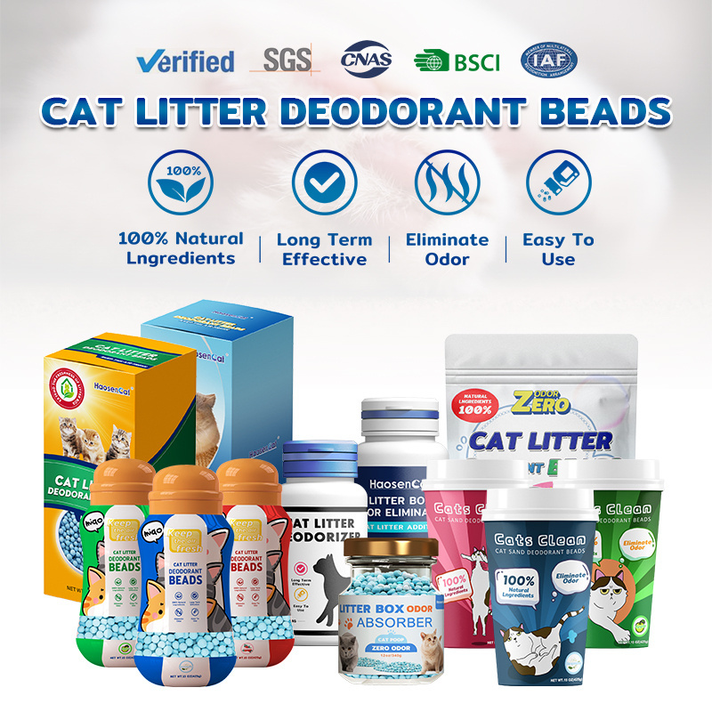 New Design Cat Litter Mate Combats Cat Odors Zeolite Purifying Air High Quality Absorbs Odors Cat Sand Deodorant Bead