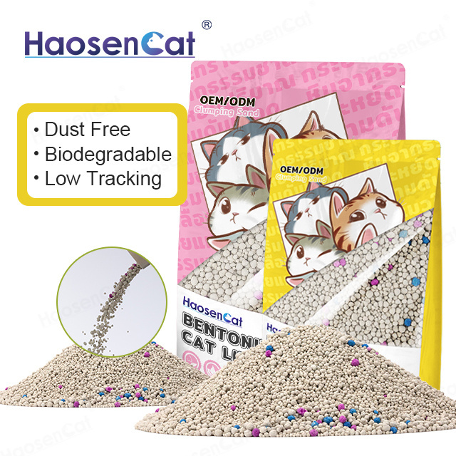 Fast Delivery Strong Clumping Low Dust High Quality Bulk Wholesale Bentonite Cat Litter