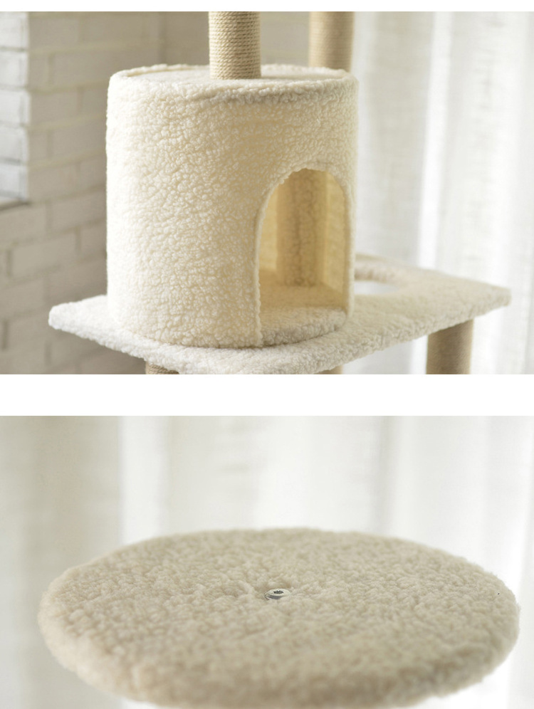 Cat Tree Factory House Luxury Export Multi Layer Wood Sustainable Wood Cat Tower Small Outdoor Wooden Cat House Pet Toys