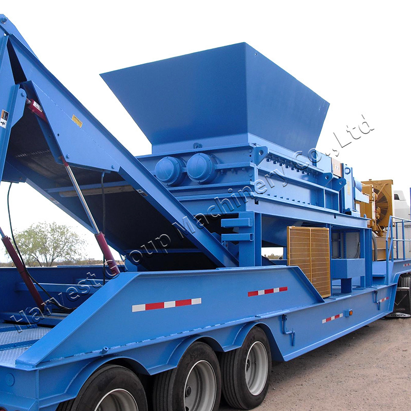 tyre shredder plus granulator/truck tyre shredder machine/mobile tyre shredder for sale in South Africa