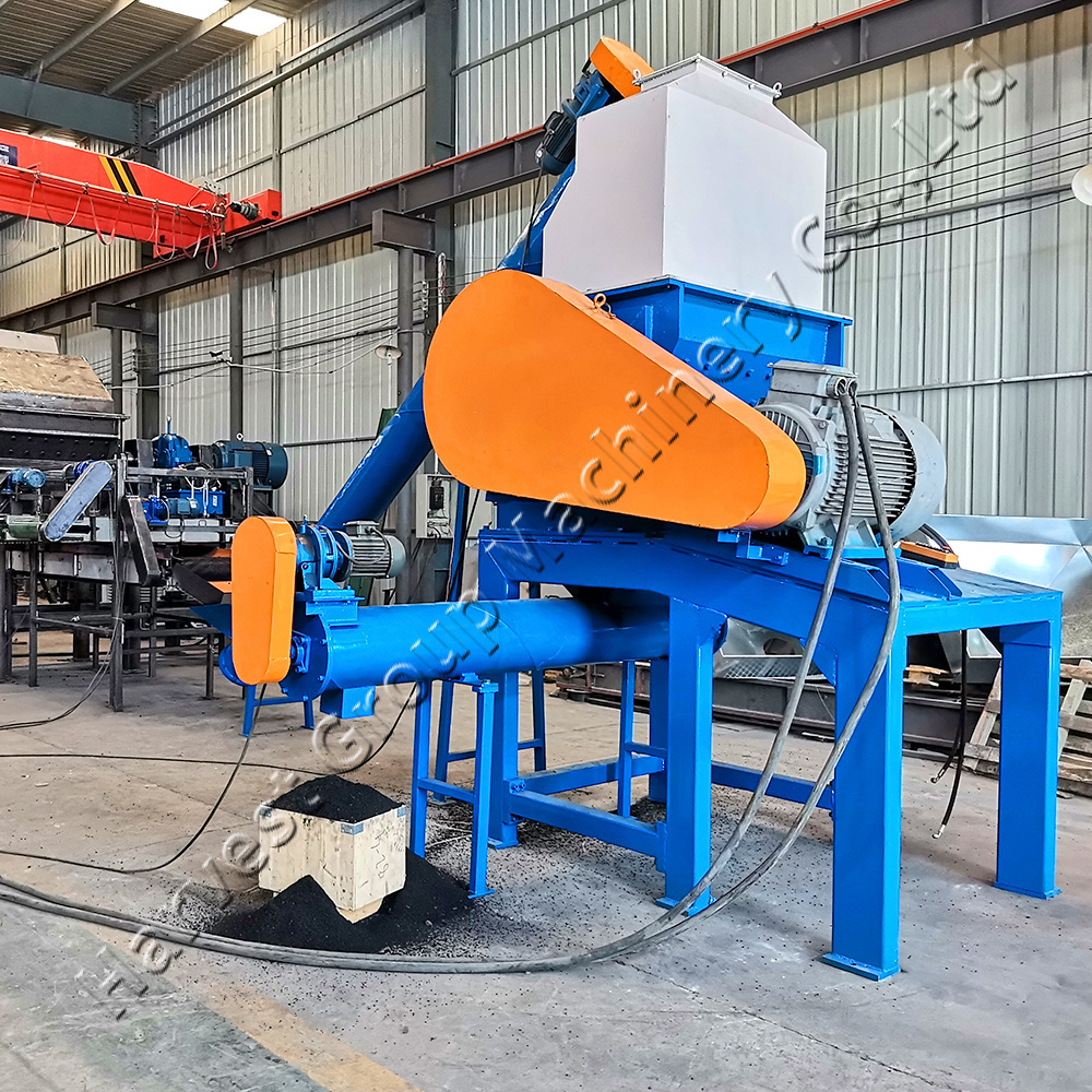 tyre shredder plus granulator/truck tyre shredder machine/mobile tyre shredder for sale in South Africa