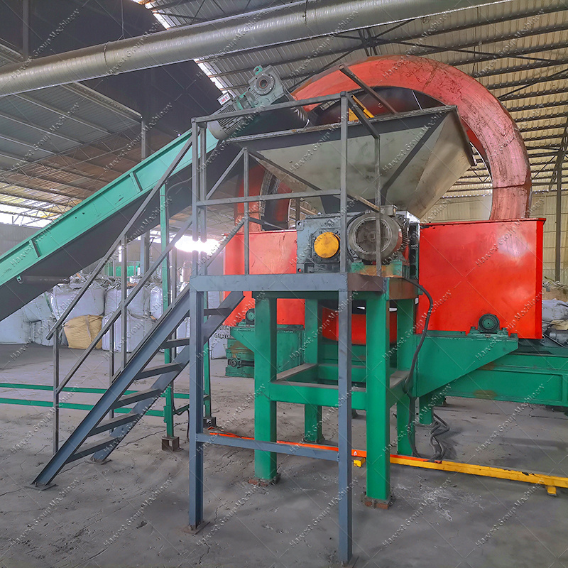 Multi Automatic PLC whole tire shredder tyre shredding machine tire recycling machine