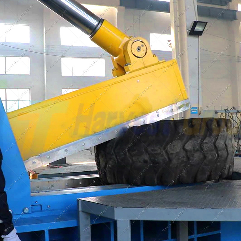 Best Prices automatic Waste tire cutter truck tyre sidewall cutting machine OTR tire cutting machine