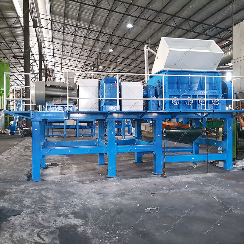 factory price Used tire recycling machine tire crushing machine tire shredder recycling