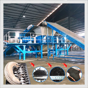 factory price Used tire recycling machine tire crushing machine tire shredder recycling