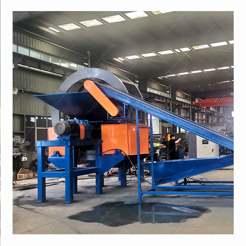 New Fully Automatic Tyre Shredding Machine tyre Cutting Machine other Rubber Recycling Machines