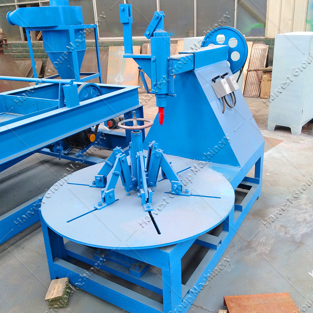 tyre cutter shredder machine/knife powder tyre  cutting machine/otr tire block cutter machine