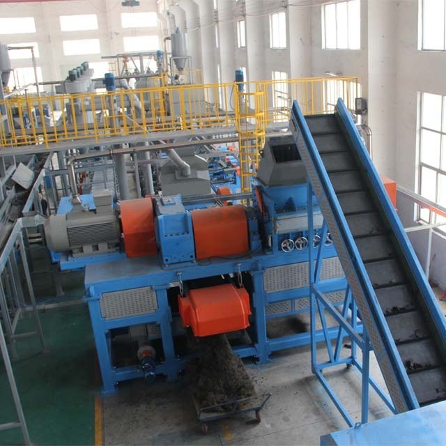 tire/rubber steel wire separator machine tire recycling machine