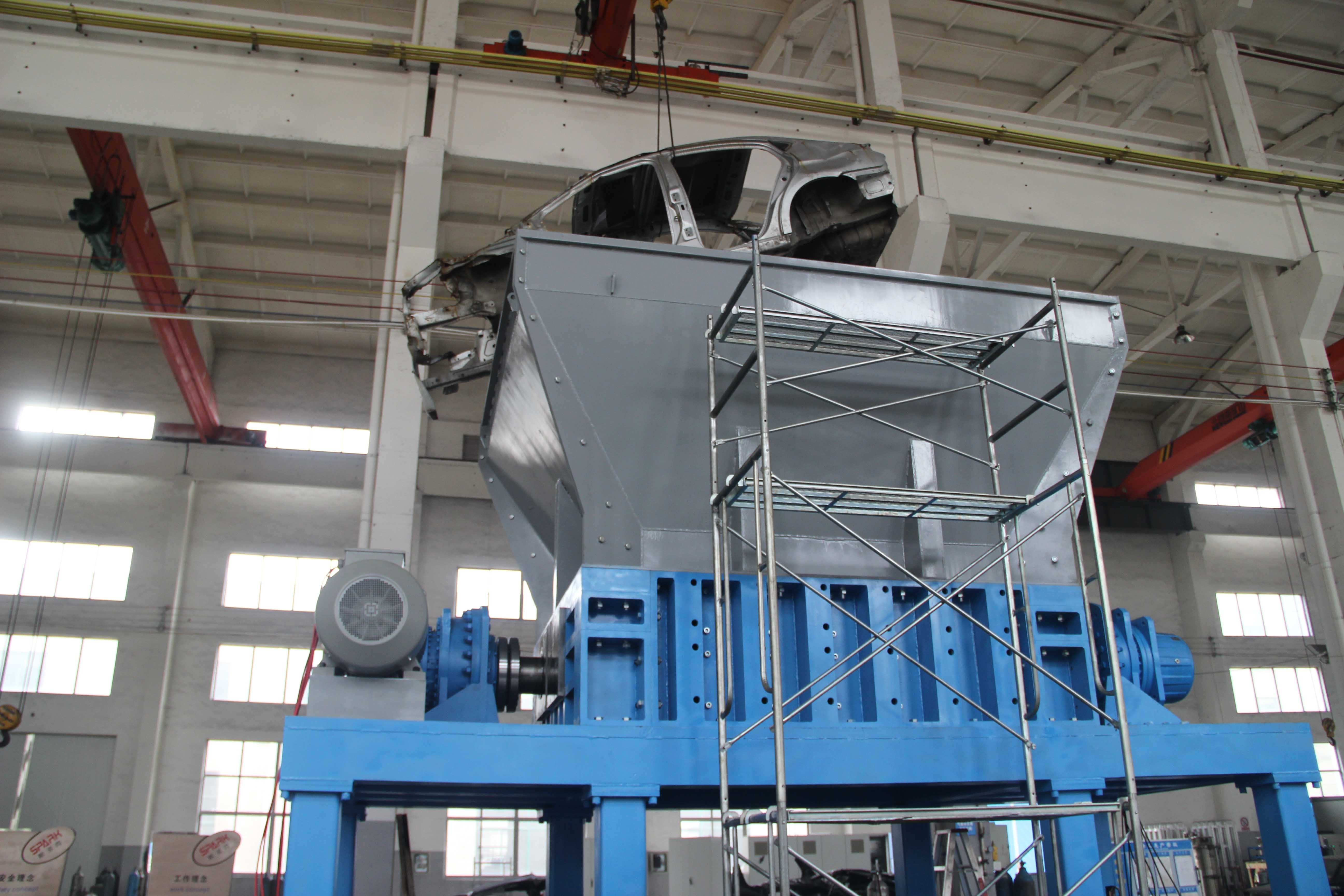 Scrap Shredder Machine Used Waste Metal Metal for Sale Manufacturing Plant South Korea Customized Provided Hot Product 2023 110