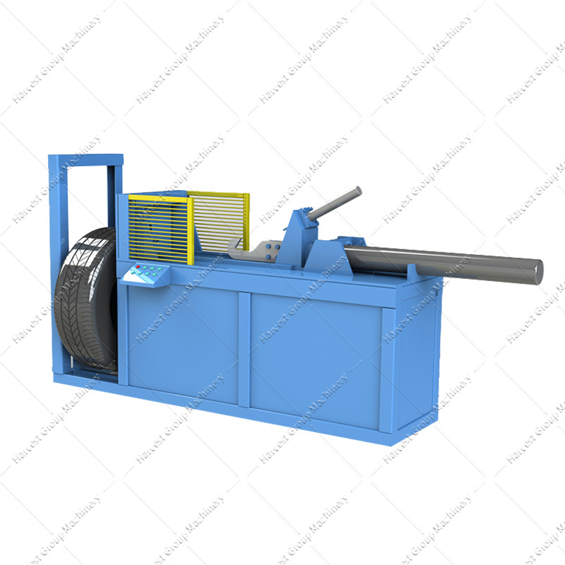 tyre cutter shredder machine/knife powder tyre  cutting machine/otr tire block cutter machine