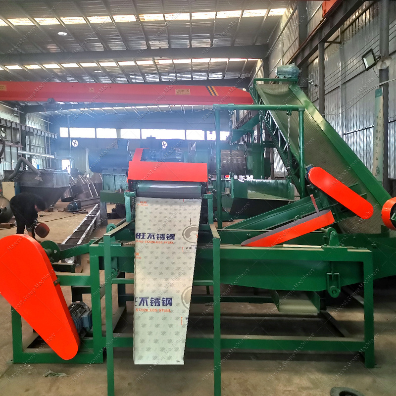 Full Automatic Customizable Used Tyre Cutter/Tyre Recycling Machine/Tyre Shredder tire cutter machine