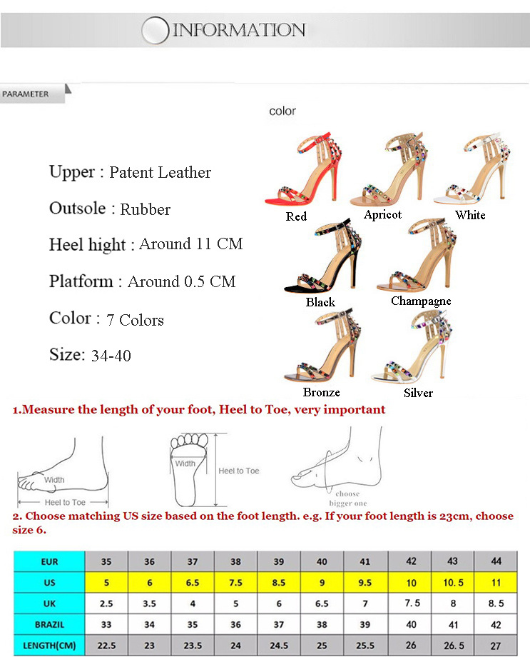 2022 Newest Sexy Stiletto Gladiator High Heels Rivets Studded Sandals Stripper Fetish Pumps