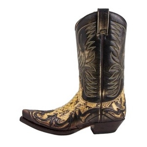 Botas Vaquera Western Exquisite Embroidery Shooting Hunting High Ankle Men' s Boots