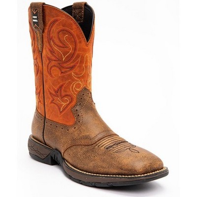 Botas Vaquera Plus Size Western Cowboy Platform Boots with Embroidered Men' s Boot