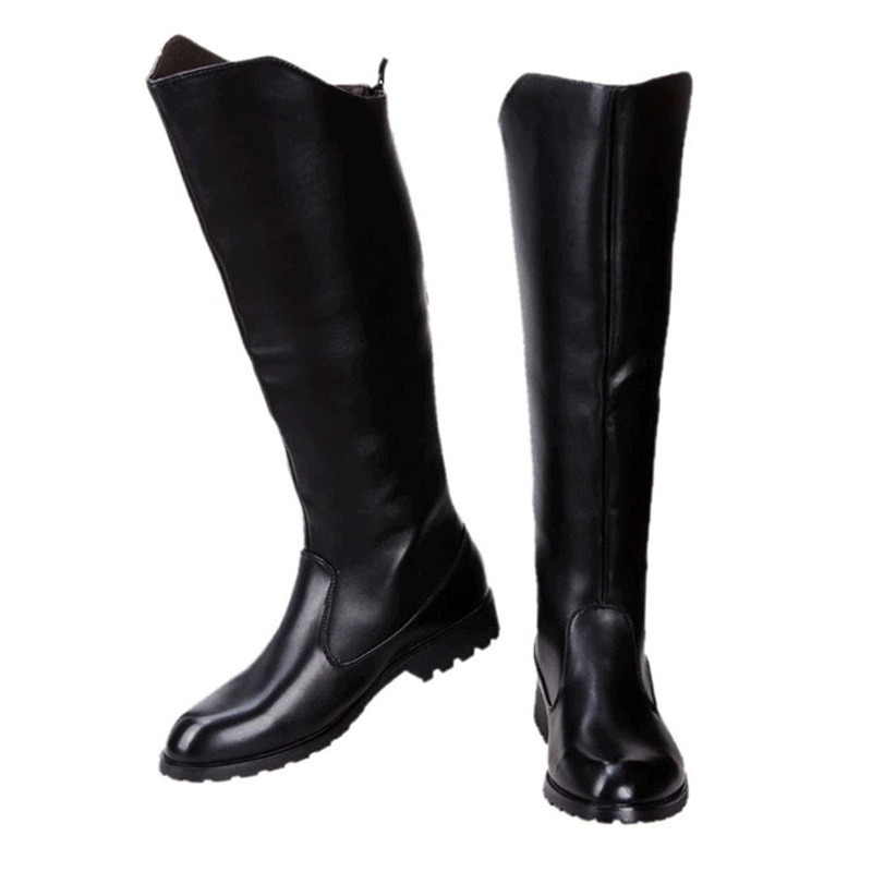 Handmade High Quality Waterproof Leather Cowboy Boots Knee High Hunting Duck Boots Western Style