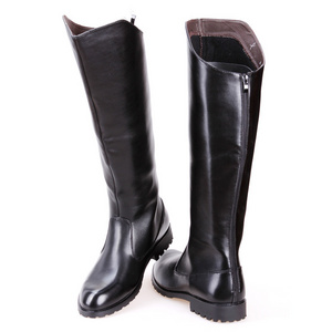 Handmade High Quality Waterproof Leather Cowboy Boots Knee High Hunting Duck Boots Western Style