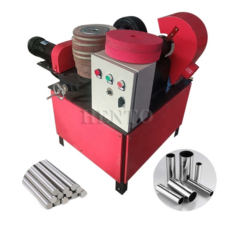 High Output Pipe Polisher / Polish Machine For Stainless Steel / New Round Tube Surface Straight Pipe Polishing Machine