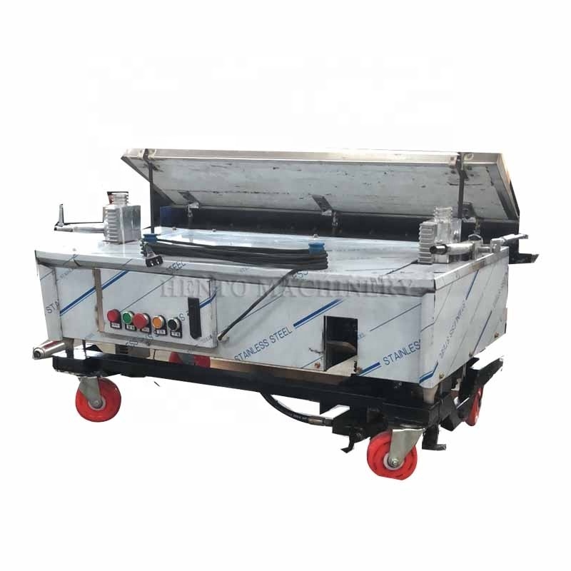 High speed Liquid Wall Silk Plaster/Automatic Rendering Machine For Sale/Wall Plastering Machine