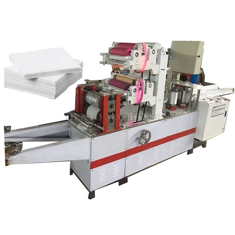 Time-saving Tissue Napkin Printing Machine / Top Napkin Making Machine / Napkin Paper Folding Machine