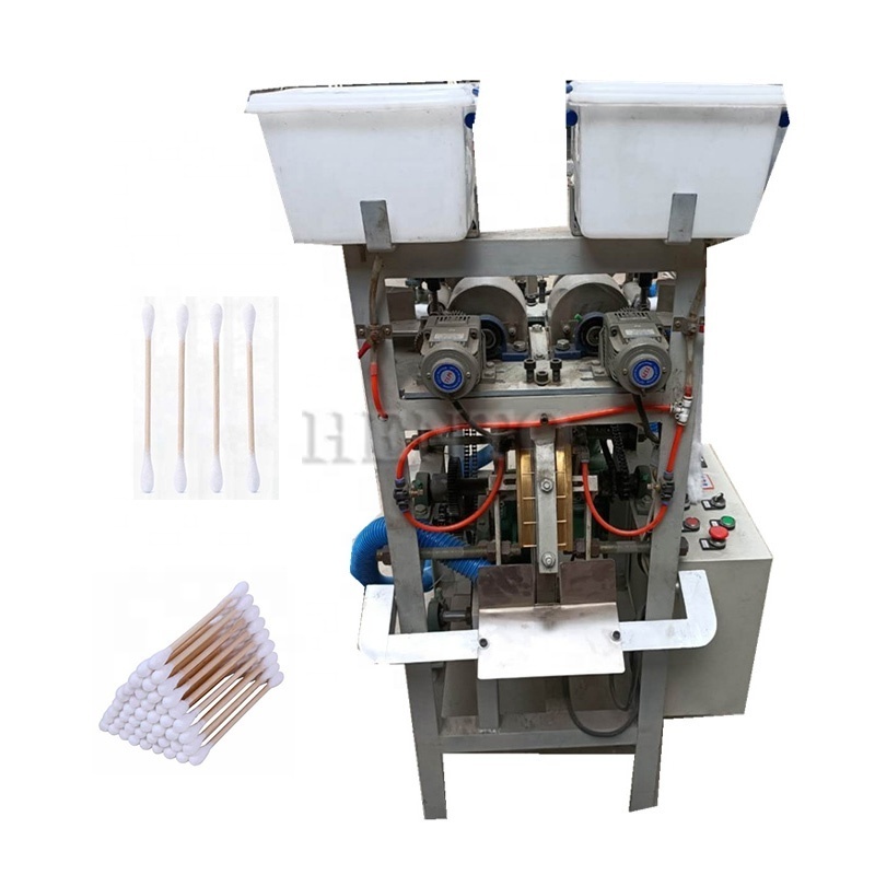 High Productivity Cotton Bud Packing Machines / Machine Cotton Buds / Ear Cleaning Stick Cotton Bud Making Machine For Sale