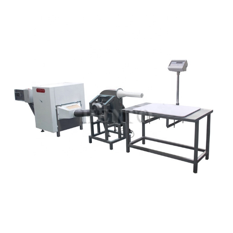 Industrial Fiber Opening And Pillow Filling Machine / Pillow Filling Machine Polyester Fiber / Feather Pillow Filling Machine