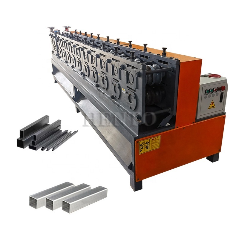 Simple Operation Square Tube Roll Forming Machine / Steel Square Tube Forming Machine / Square Tube Making Machine