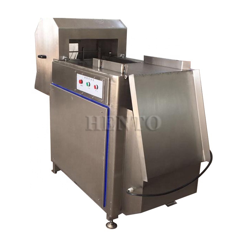 Long Service Life Frozen Meat Dicer / Frozen Meat Block Slicer / Frozen Meat Dicing Machine