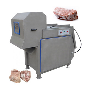 Long Service Life Frozen Meat Dicer / Frozen Meat Block Slicer / Frozen Meat Dicing Machine