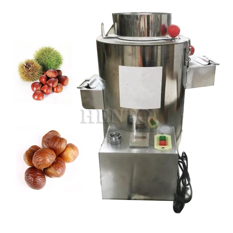 High Efficiency Electric Chestnut Peeler / Chestnuts Organic Peeler / Chestnut Peeling Machine