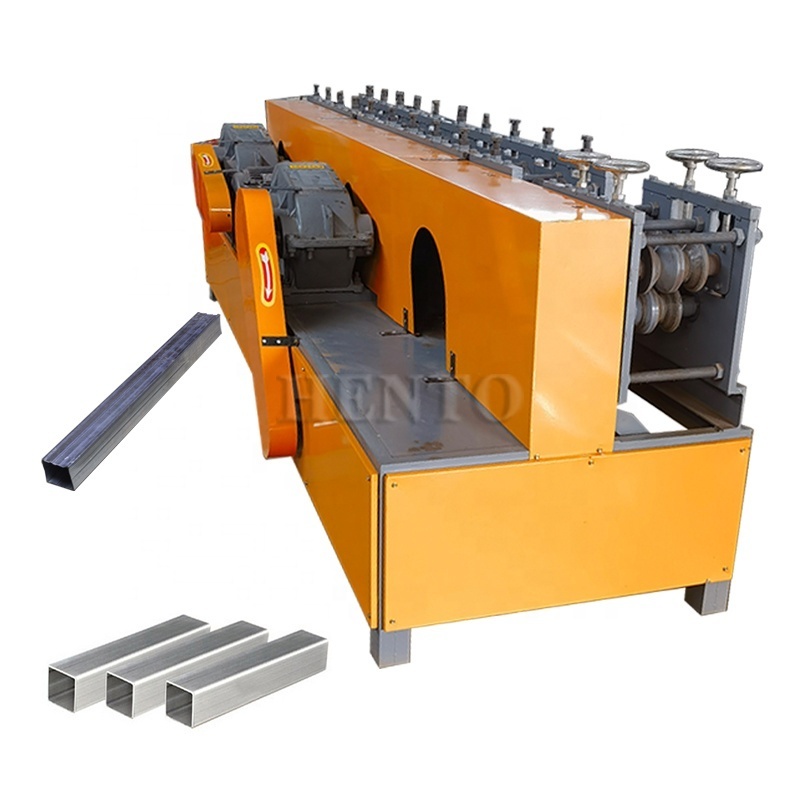 Simple Operation Square Tube Roll Forming Machine / Steel Square Tube Forming Machine / Square Tube Making Machine