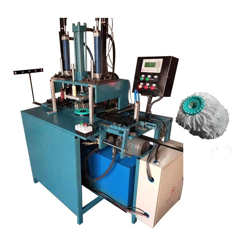 High Efficiency Microfiber Braided Mop Yarn Making Machine / Cotton Mop Head Maker / Mop Making Machine Supplier