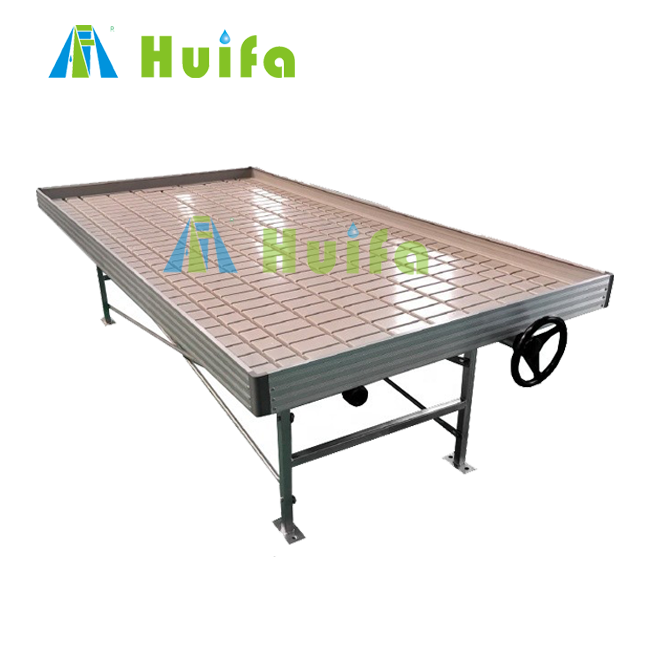 Good Sale Growing Rolling Bench Ebb And Flow Table Plastic Seedbed For Planting 4x8 Grow Table