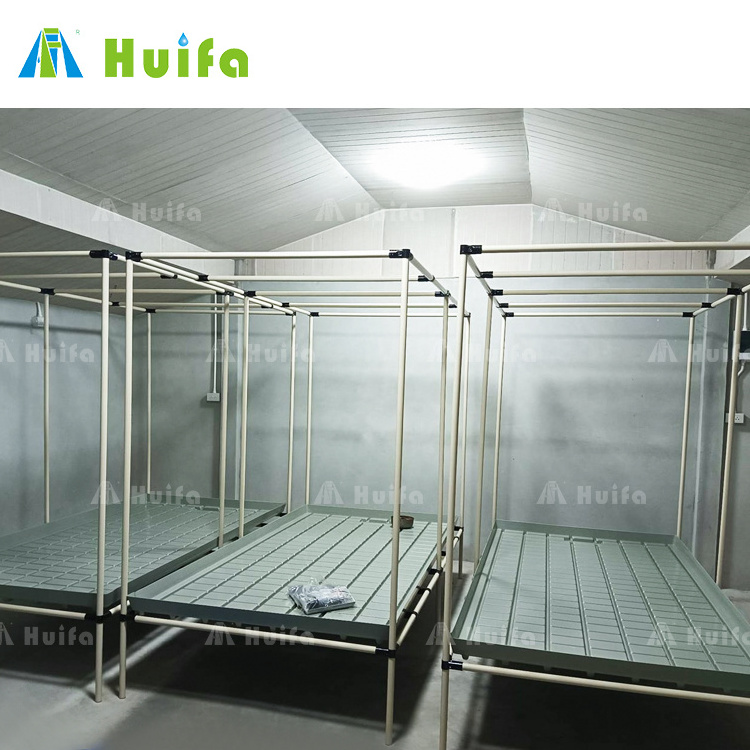 Huifa Indoor Farming Hydroponic Growing System 4x8 Flood Table Rolling Table