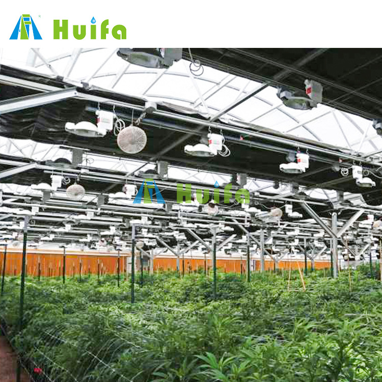 Hot Sale Fully Automated Greenhouse 100% Blackout System Green House