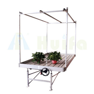 Huifa Indoor Farming Hydroponic Growing System 4x8 Flood Table Rolling Table