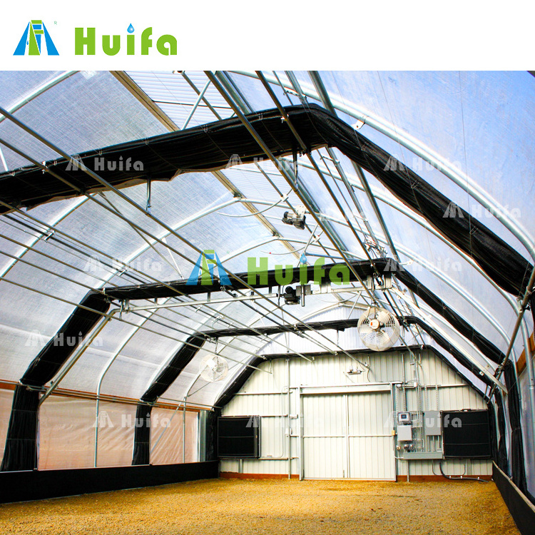 Hot Sale Fully Automated Greenhouse 100% Blackout System Green House