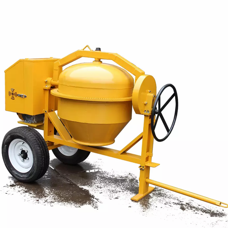 Hot selling Mini Small Diesel Gasoline Portable concrete pan mixer