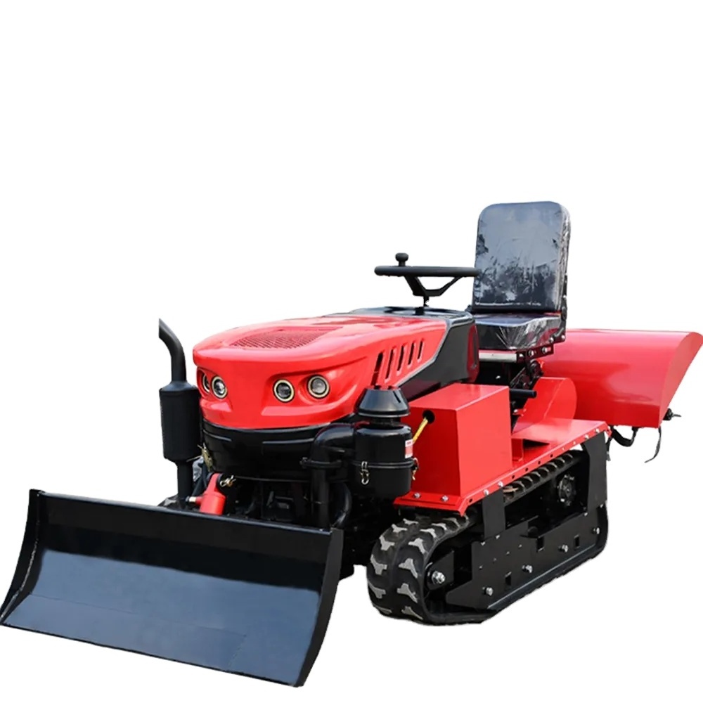 Hot selling agricultural small multifunctional cultivator, agricultural tracked tractor, orchard greenhouse planting cultivator