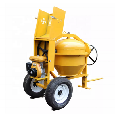 Hot selling Mini Small Diesel Gasoline Portable concrete pan mixer