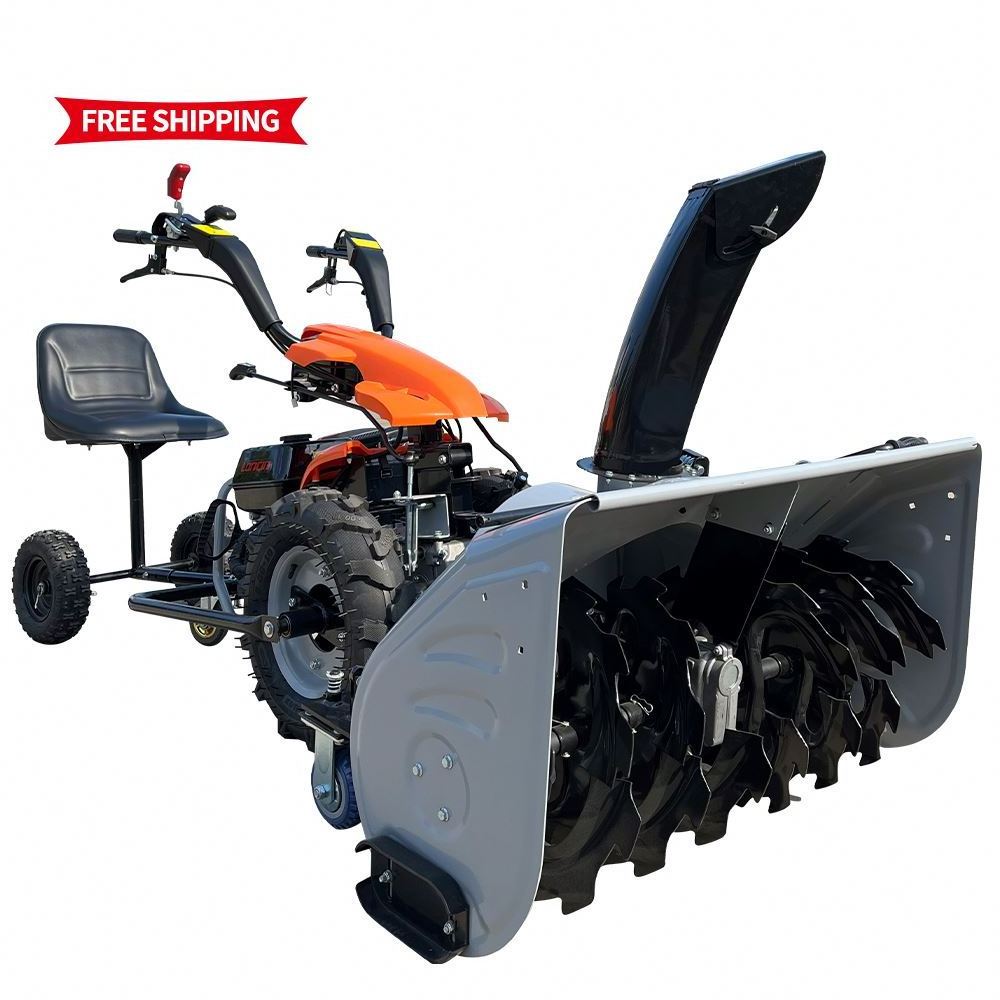 SNOW BLOWER 2 STAGE SWEEPER THROWER With LONCIN ELECTRIC BATTERY START ENGINE EUROPEAN Max Wheels Technical Parts Gears