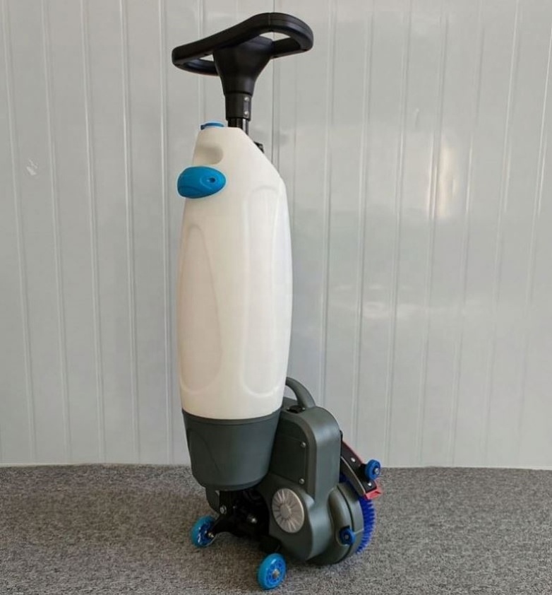 Foot Floor Scrubber Mini Cleaning Battery Sweeper